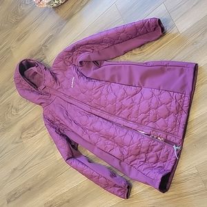 Womens Purple Columbia Long Coat